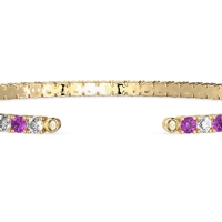 Classic Half Eternal Diamond Bangle