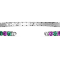 Classic Half Eternal Diamond Bangle