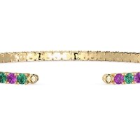 Classic Half Eternal Diamond Bangle