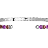 Classic Half Eternal Diamond Bangle
