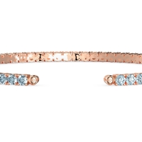 Classic Half Eternal Diamond Bangle