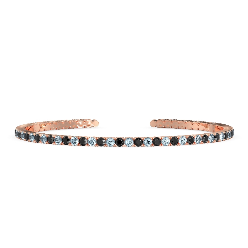 Classic Half Eternal Diamond Bangle