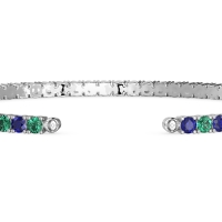 Classic Half Eternal Diamond Bangle