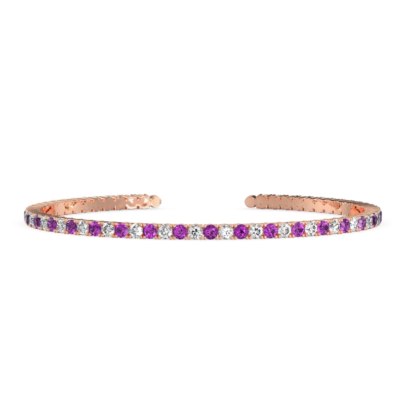Classic Half Eternal Diamond Bangle