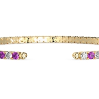 Classic Half Eternal Diamond Bangle