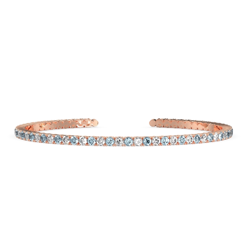 Classic Half Eternal Diamond Bangle