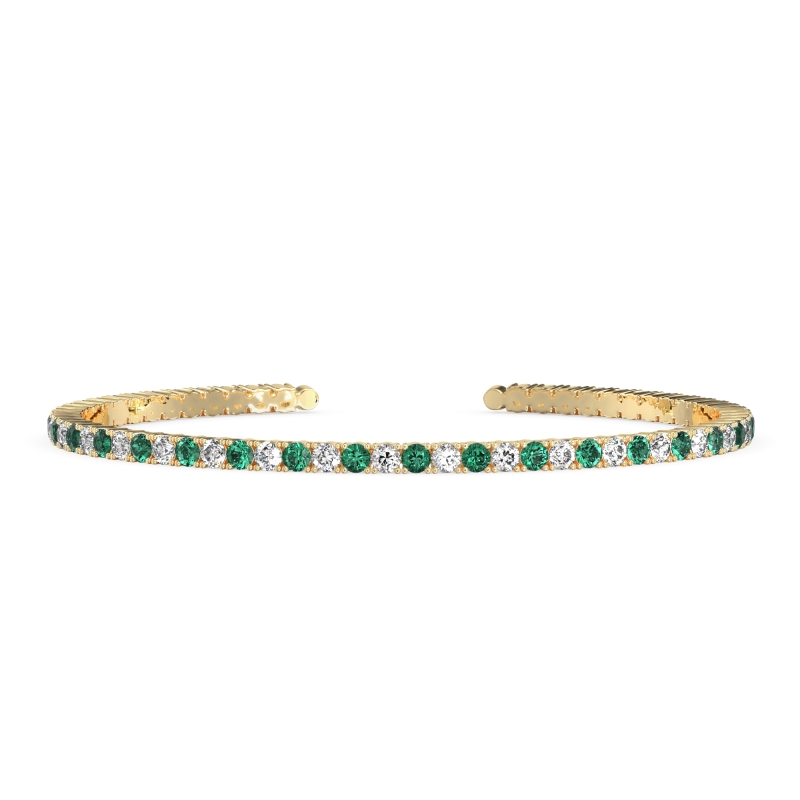 Classic Half Eternal Diamond Bangle