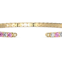 Classic Half Eternal Diamond Bangle