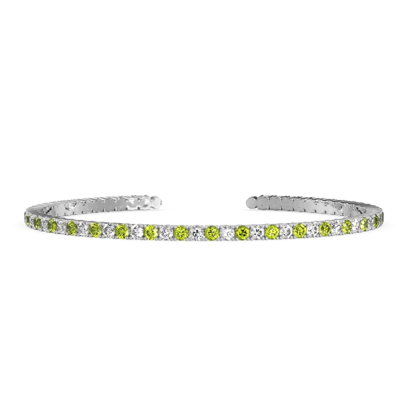 Classic Half Eternal Diamond Bangle