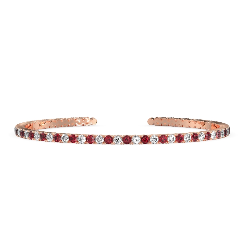 Classic Half Eternal Diamond Bangle