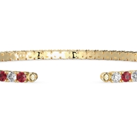 Classic Half Eternal Diamond Bangle