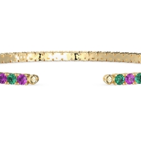 Classic Half Eternal Diamond Bangle