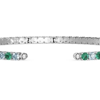 Classic Half Eternal Diamond Bangle