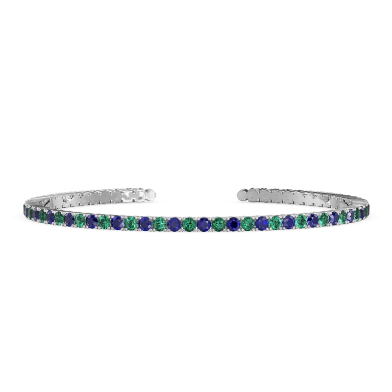 Classic Half Eternal Diamond Bangle