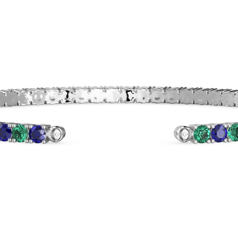 Classic Half Eternal Diamond Bangle