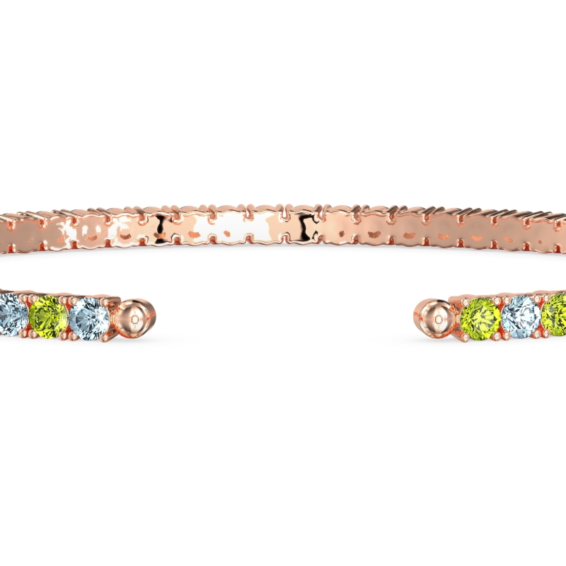 Classic Half Eternal Diamond Bangle