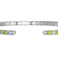 Classic Half Eternal Diamond Bangle