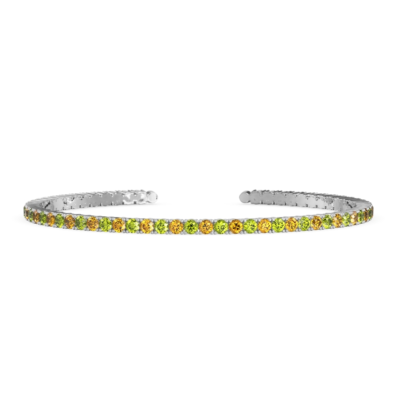 Classic Half Eternal Diamond Bangle