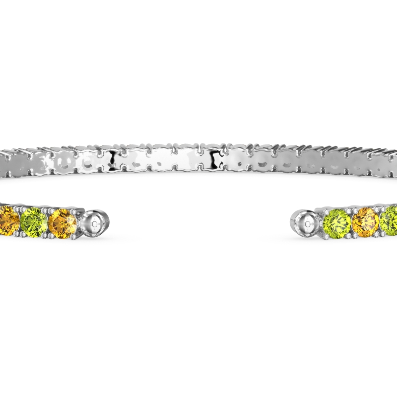 Classic Half Eternal Diamond Bangle