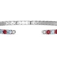 Classic Half Eternal Diamond Bangle