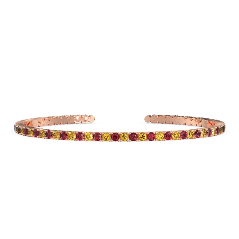 Classic Half Eternal Diamond Bangle
