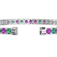 Allure Classic 4 Prong Flexible Bangle