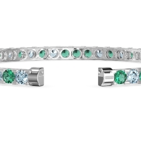 Allure Classic 4 Prong Flexible Bangle
