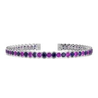 Half Bezel Eternal Flexible Bangle