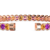 Half Bezel Eternal Flexible Bangle