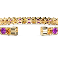 Half Bezel Eternal Flexible Bangle