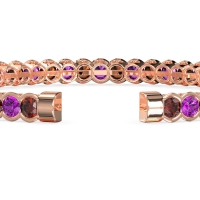 Half Bezel Eternal Flexible Bangle