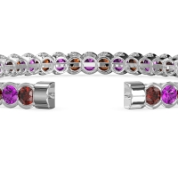 Half Bezel Eternal Flexible Bangle