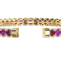 Half Bezel Eternal Flexible Bangle