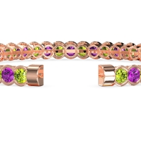 Half Bezel Eternal Flexible Bangle