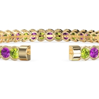 Half Bezel Eternal Flexible Bangle