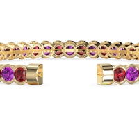 Half Bezel Eternal Flexible Bangle