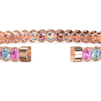 Half Bezel Eternal Flexible Bangle