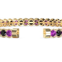 Half Bezel Eternal Flexible Bangle