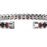 Half Bezel Eternal Flexible Bangle