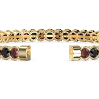 Half Bezel Eternal Flexible Bangle