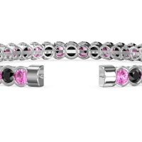 Half Bezel Eternal Flexible Bangle