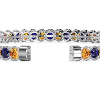 Half Bezel Eternal Flexible Bangle