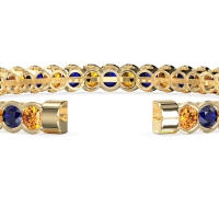Half Bezel Eternal Flexible Bangle
