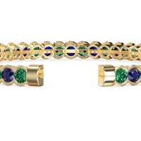 Half Bezel Eternal Flexible Bangle