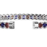 Half Bezel Eternal Flexible Bangle