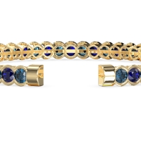 Half Bezel Eternal Flexible Bangle