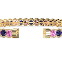 Half Bezel Eternal Flexible Bangle