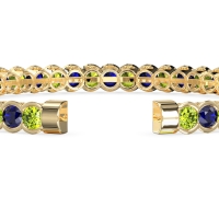 Half Bezel Eternal Flexible Bangle