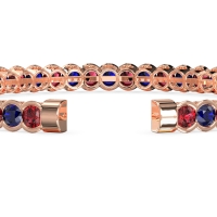 Half Bezel Eternal Flexible Bangle