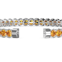 Half Bezel Eternal Flexible Bangle